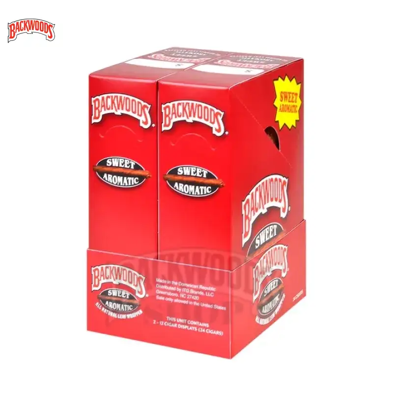 BACKWOODS SINGLES SWEET AROMATIC CIGARS PACK OF 24