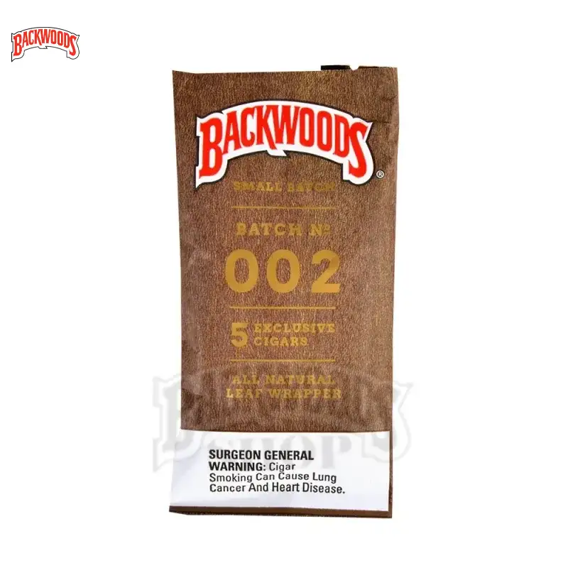BACKWOODS CIGARS SMALL BATCH 002 8 PACKS OF 5